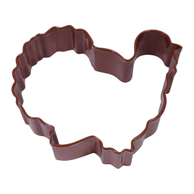 Gobbler Turkey  Cookie Cutter - Brown 