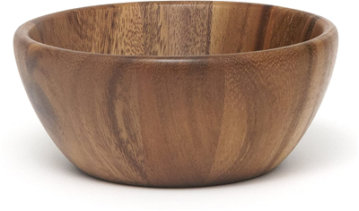 Lipper Acacia Round Small Flair Bowl