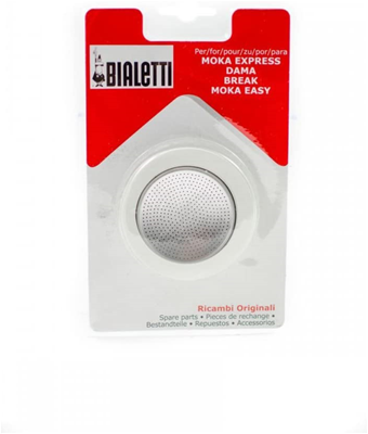 Bialetti Replacement Gasket & Filter for 12 Cup Espresso Maker  