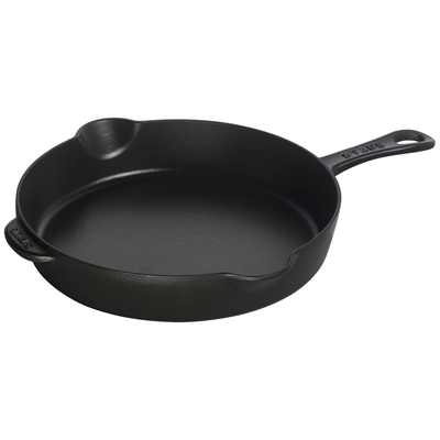 Staub Cast Iron Deep 11" Fry Pan - Matte Black