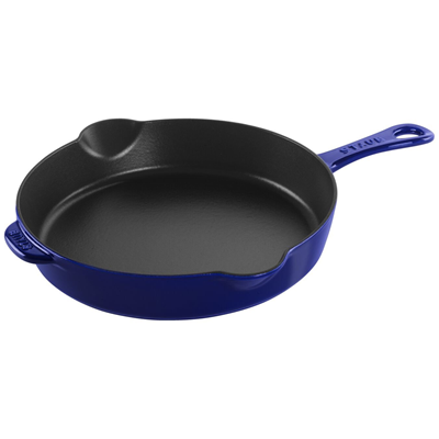 Staub Cast Iron Deep 11" Fry Pan - Dark Blue