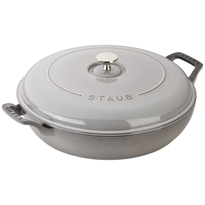 Staub Cast Iron 3.5-qt Braiser - Graphite