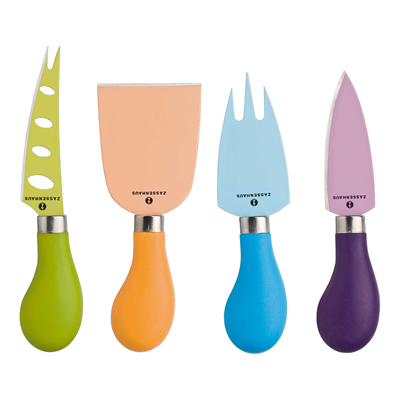 Zassenhaus Easy Cut Cheese Knives (Set of 4)