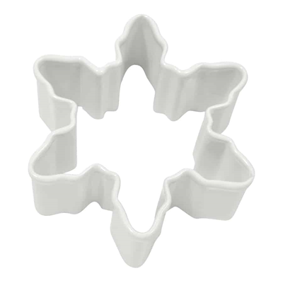 Mini Snowflake Cookie Cutter - White 