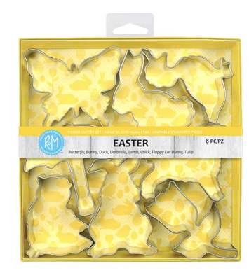 R&M Easter Cookie Cutters - 8pc Set