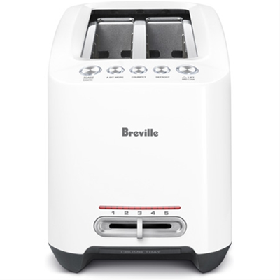 Breville Lift & Look Touch Toaster - White
