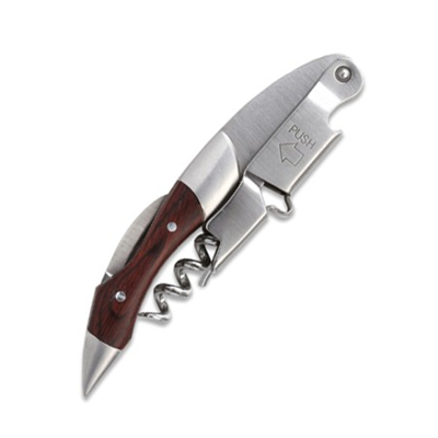 Rabbit Walnut Zippity 2-Step Corkscrew