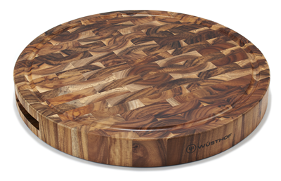 Wusthof Round Acacia End-Grain Chopping Block / Board