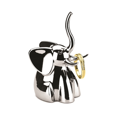 Umbra Anigram Ring Holder Chrome - Elephant 