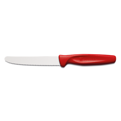 Wusthof Zest 4" Serrated Paring / Steak Knife - Red 