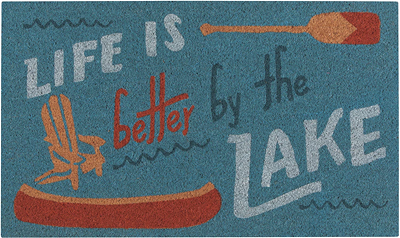 Now Designs Printed Doormat - Lake Life 