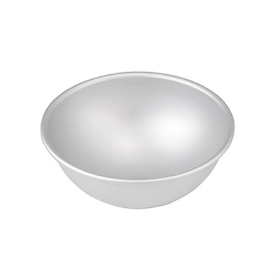 Fat Daddio's 8 Inch x 4 Inch Deep Aluminum Hemisphere Pan  