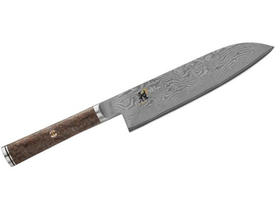 Miyabi Black 5.5" Damascus Santoku Knife