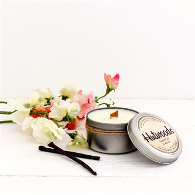 TIN CANDLE 3.5OZ SWEET PEA & VANILLA