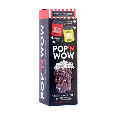 Pop N Wow Popcorn Gift Set - Fiery Favorites