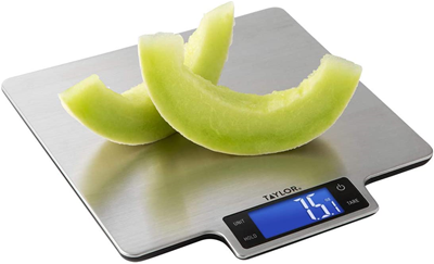 Taylor 22lb Ultra-Precise Digital Stainless Steel Kitchen Scale