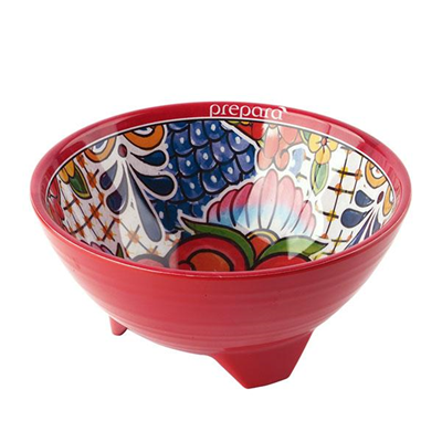 Prepara Taco Bowl - Red Pattern