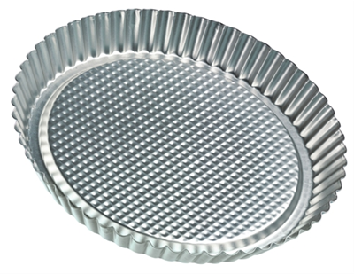 Tin Plate Flan/Tart Pan 11" 