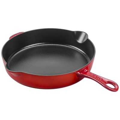 Staub Cast Iron Deep 11" Fry Pan - Cherry