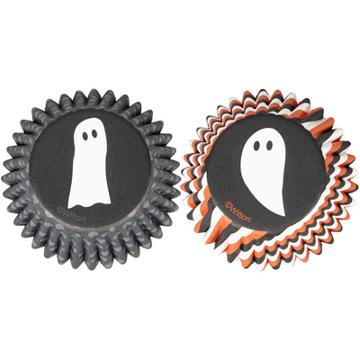 Wilton Halloween Ghosts Mini Cupcake Liners