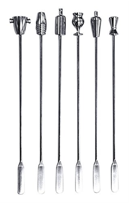 Prodyne Stainless Steel Legacy Swizzle Sticks - Set of 6  