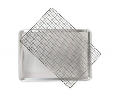 Nordic Ware Naturals Big Sheet Pan with Non-Stick Oven Safe Grid 
