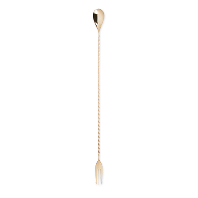 Viski Belmont Gold Trident Bar Spoon