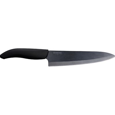 Kyocera 7" Professional Ceramic Chefs Knife - Black 