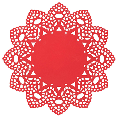 Now Designs Metal Doily Trivet - Red