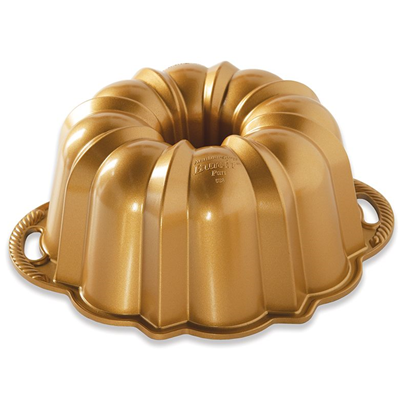 Nordic Ware Anniversary Bundt Pan - Gold