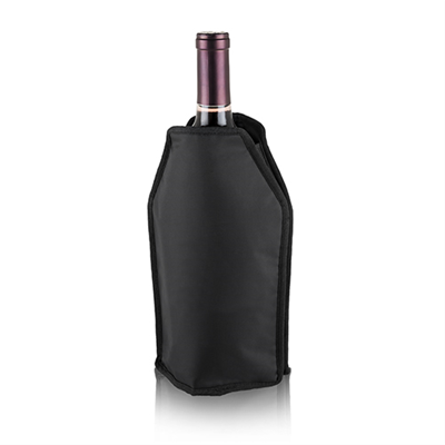 Shiver Wine Cooling Sleeve - Black 