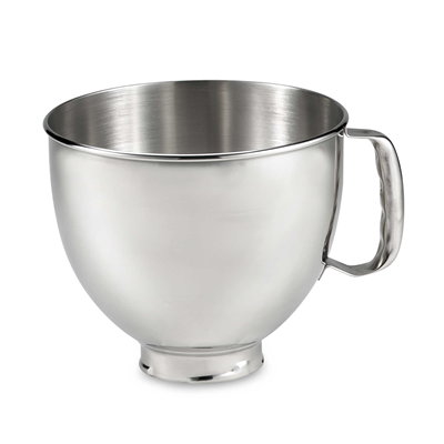 KitchenAid 5 Qt Bowl - Tilt Head Stainless Steel Bowl with Handle