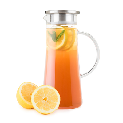 Pinky Up Glass Ice Tea Carafe