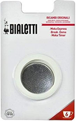 Bialetti Replacement Gasket & Filter for 6 Cup Espresso Maker  