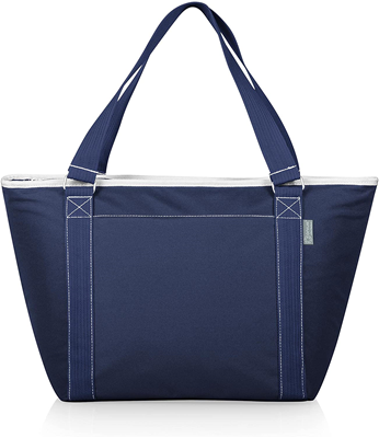 Topanga Insulated Cooler Tote - Navy Blue