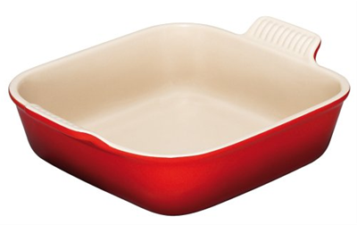 Le Creuset Heritage Square Dish - Cherry 9"