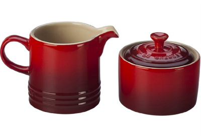 LC CREAM & SUGAR SET - CHERRY