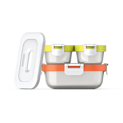 ZOKU 7-pc Neat Stack Storage Container Set ( Food to Go Collection) 