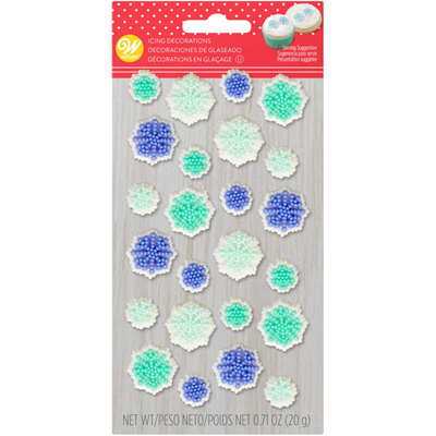 Wilton Snowflake Icing Decorations