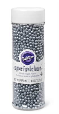 SUGAR PEARLS SILVER 4.8OZ