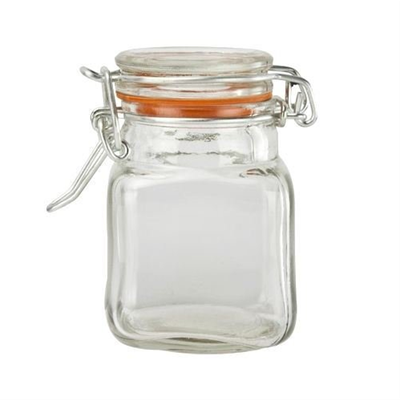 Kilner 2.35oz Square Clip Top Jar 