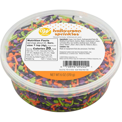 Wilton Traditional Halloween Sprinkles Mix