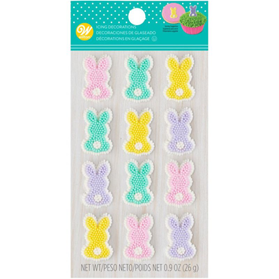 Wilton Pastel Bunny Icing Decorations