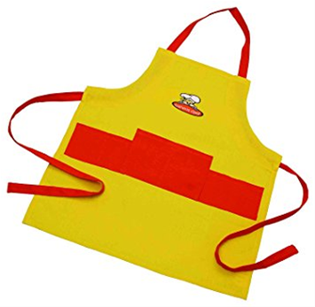 Curious Chef Kids Apron (Bright Yellow and Orange)
