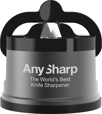 AnySharp Pro Knife Sharpener - Gunmetal
