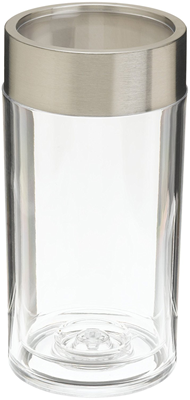 Prodyne Thick Acrylic and Stainless Steel Iceless Wine Cooler   