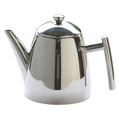 Primo 14oz Stainless Steel Teapot with Infuser - Mirror Finish