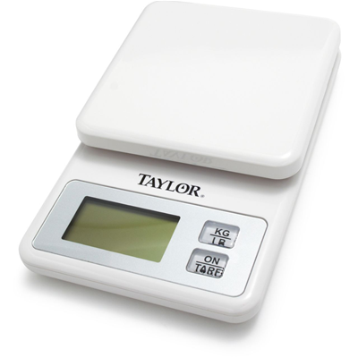 Taylor Compact Kitchen Scale - White