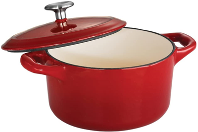 Tramontina Mini Enameled Cast Iron Cocotte Set - Red