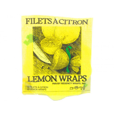 Lemon Wraps with Ribbon - Pack of 12